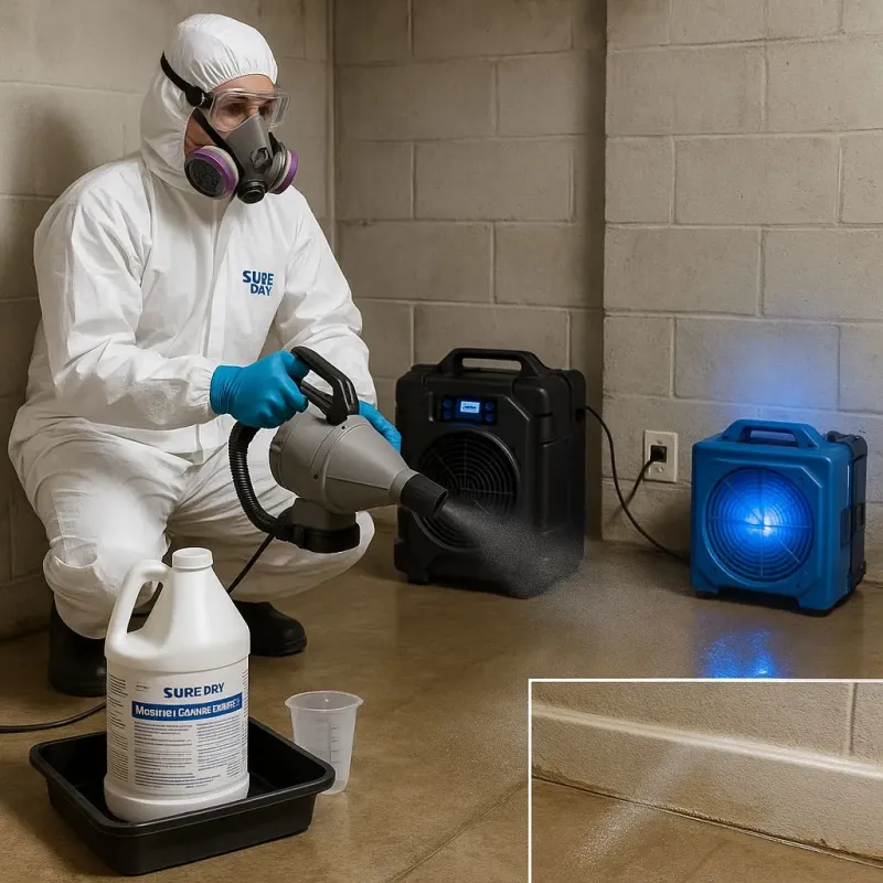 Sanitization and Odor Removal process in Fitchburg, MA